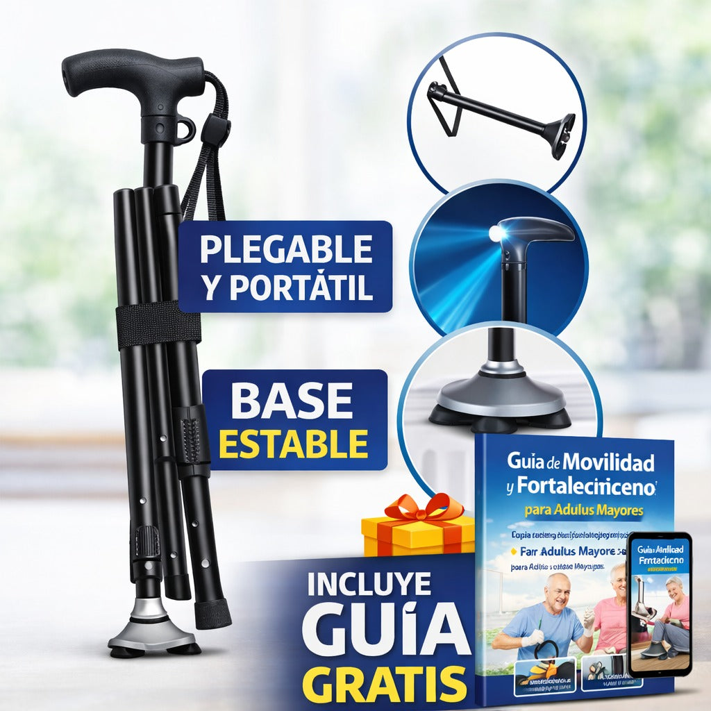 Baston Plegable + Guia de Movilidad GRATIS